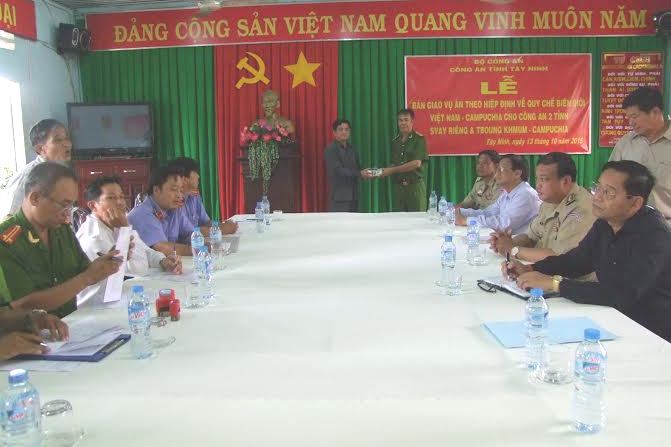 Công an Tây Ninh: Bàn giao vụ án cho các tỉnh giáp biên thuộc vương quốc Campuchia 